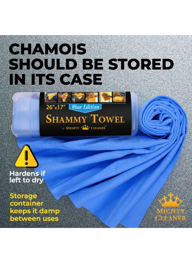 Mighty Cleaner Absorber Shammy Cloth Chamois Towel - Car Towel - Synthetic Chamois Leather Towel For Home - Car Cleaning Cloth - Pva Towel - Car Drying Towel - Best Shammy Cloth - Car Wash Cloth