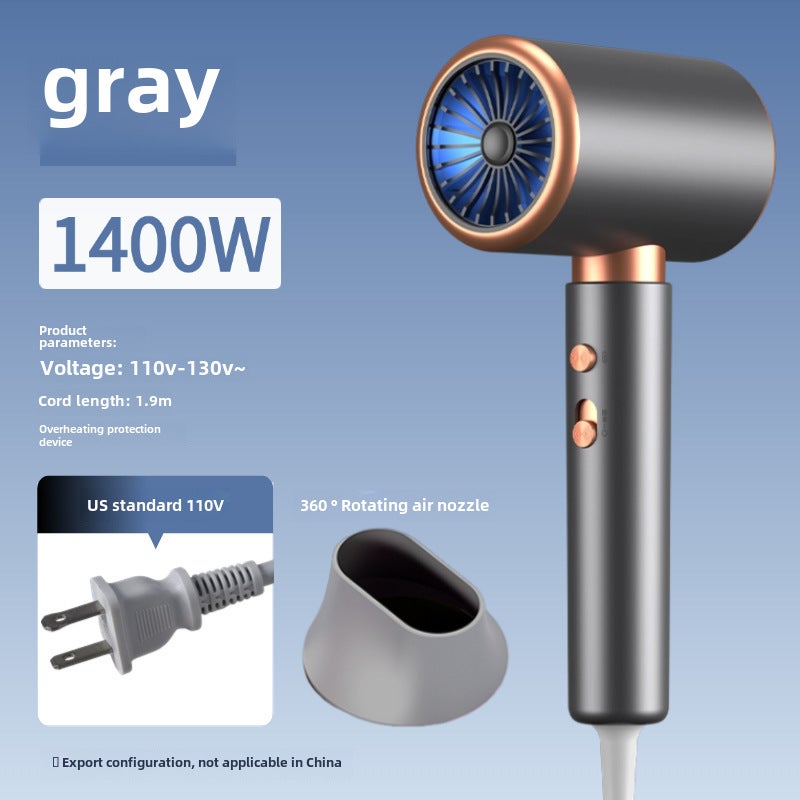 عام Ionic Hair Dryer High Power Home Salon US regulations (not applicable in China) 【No. 37】 gray