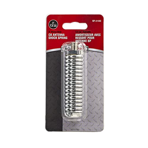 RoadPro RP-311HD 3" Heavy Duty Chrome Plated Steel Antenna Shock Spring - Image 5