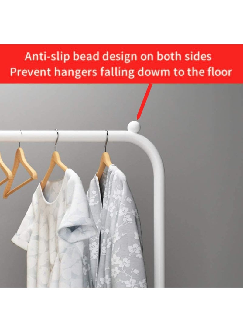 AGD Metal Clothes Drying Shelves Rack Top Organizer Rack for Shirts Towels Bottom Storage Shelf for Boxes Shoes  White - Image 2