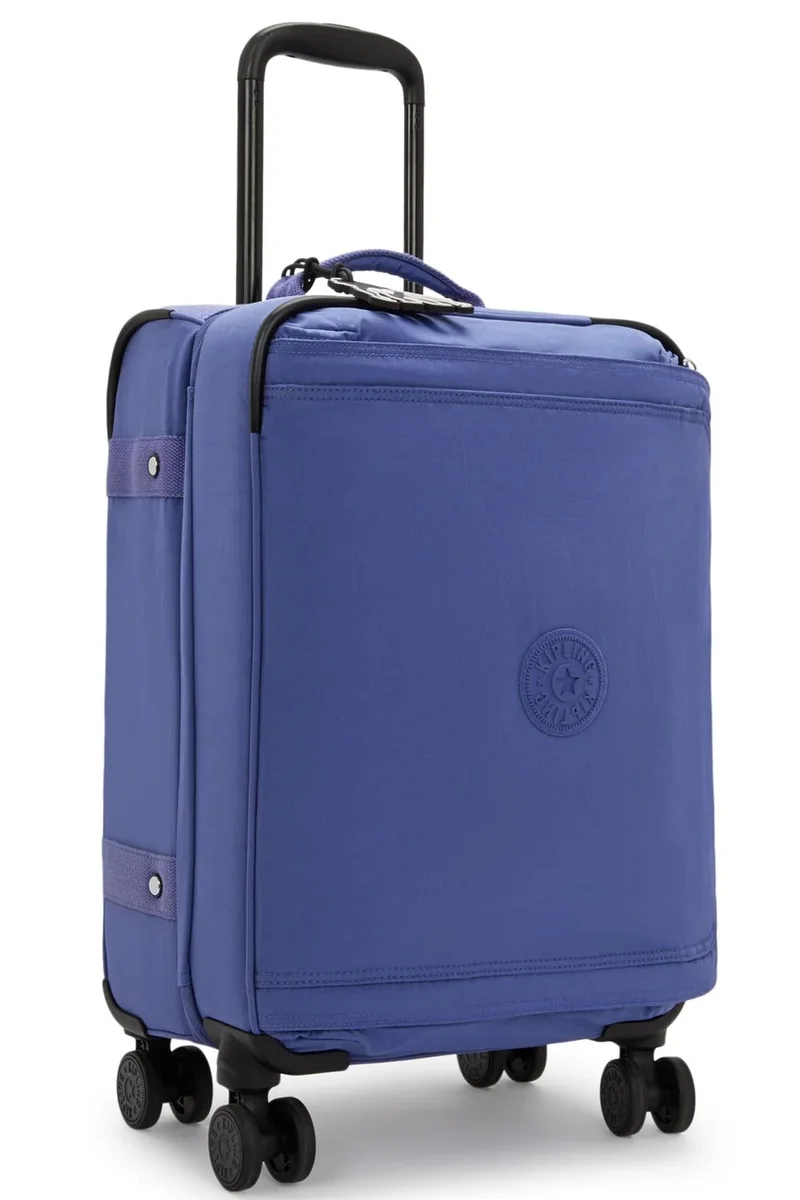 kipling Spontaneous S Small Female 4-Wheeled Luggage - Ocean Blue