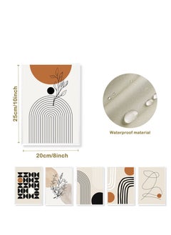 Excefore Art Wall Decor 6 Pcs Abstract Geometric Line Art Prints for Living Room, Bedroom, and Gallery Exhibition  - Image 5