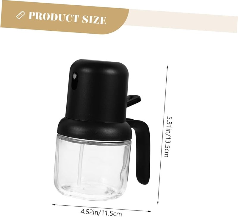 Unomor 500ml زجاجة رذاذ زيت للطهي الصحي مقلاة الهواء خل المطبخ والصلصة - Image 3