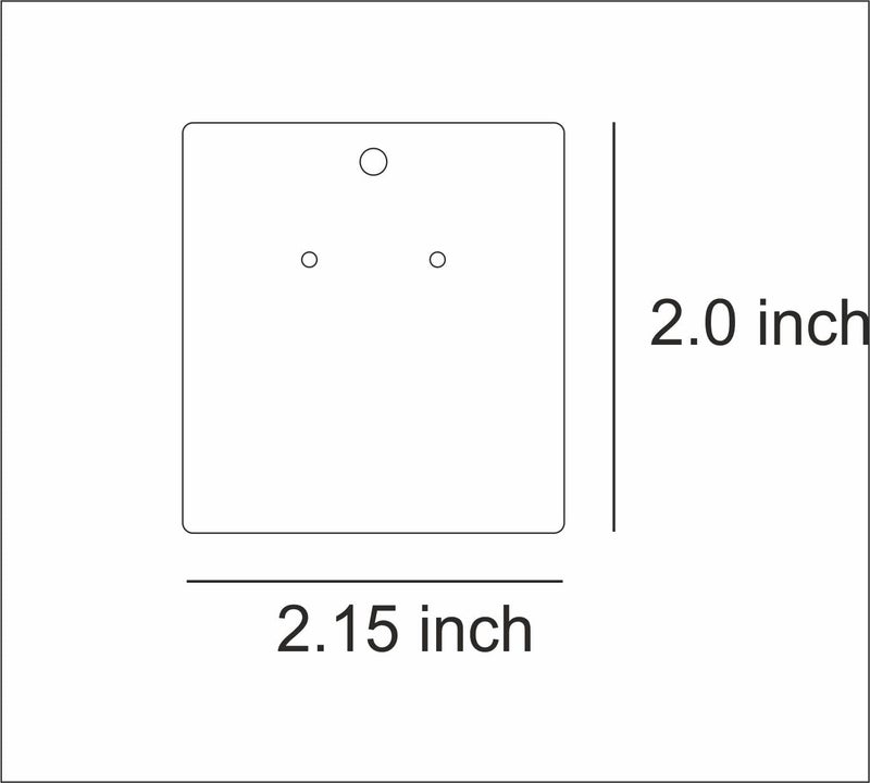 Zenomia Earrings Packaging Card, Decorative Handmade Jewelry Packaging Material, Jewelry Display Tag | Pack of 50 (Size: 2x2.15inch) - Image 3