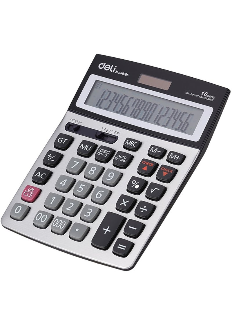 Deli 16 digit two power metal desktop calculator 39265 - Image 2