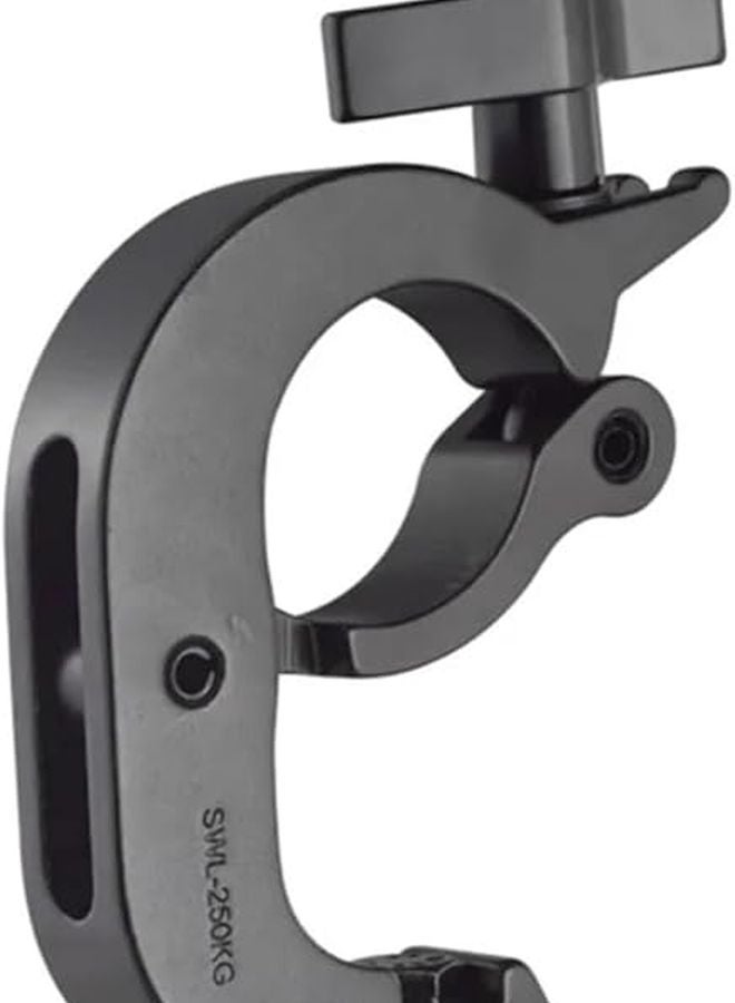 Black Aluminum Alloy Stage Light Mounting Clamps For 32 35mm Pipe Diameter - Image 1