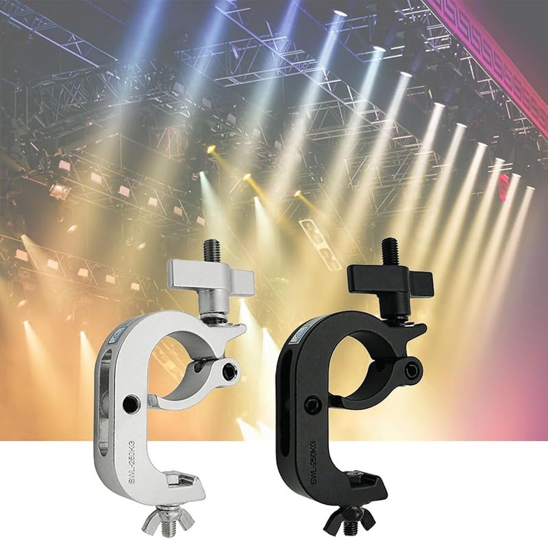 Black Aluminum Alloy Stage Light Mounting Clamps For 32 35mm Pipe Diameter - Image 4