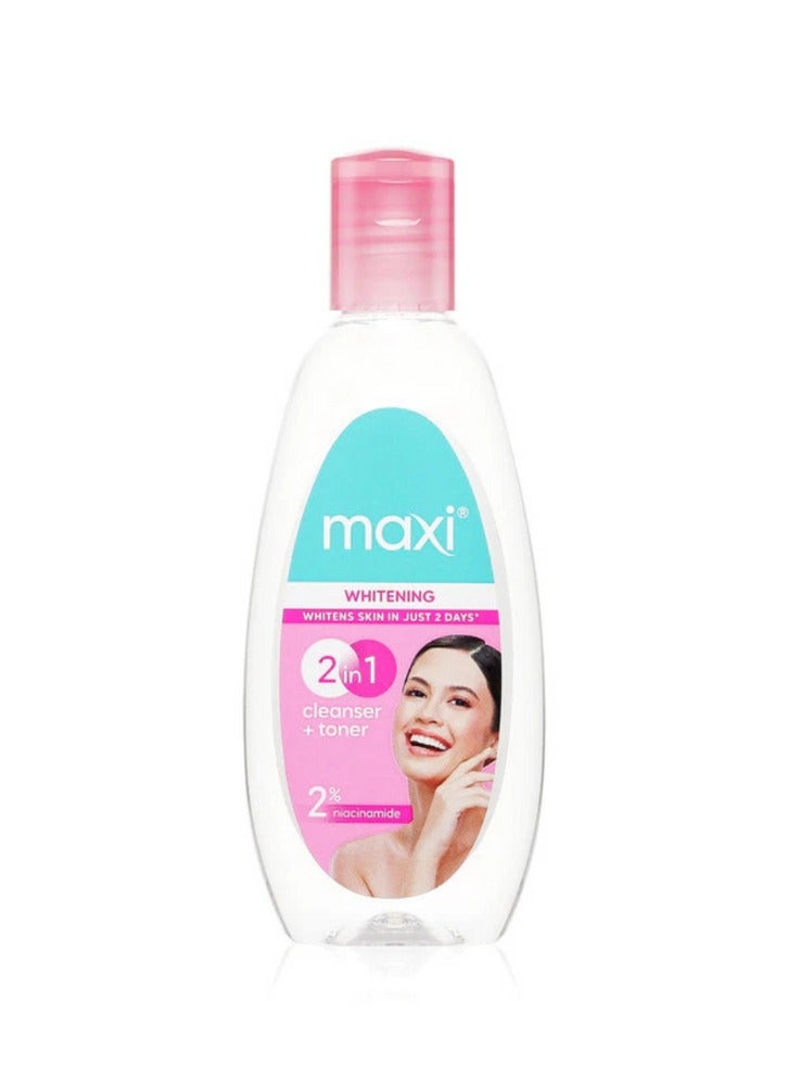 Maxi Whitening 2-in-1 Cleanser + Toner