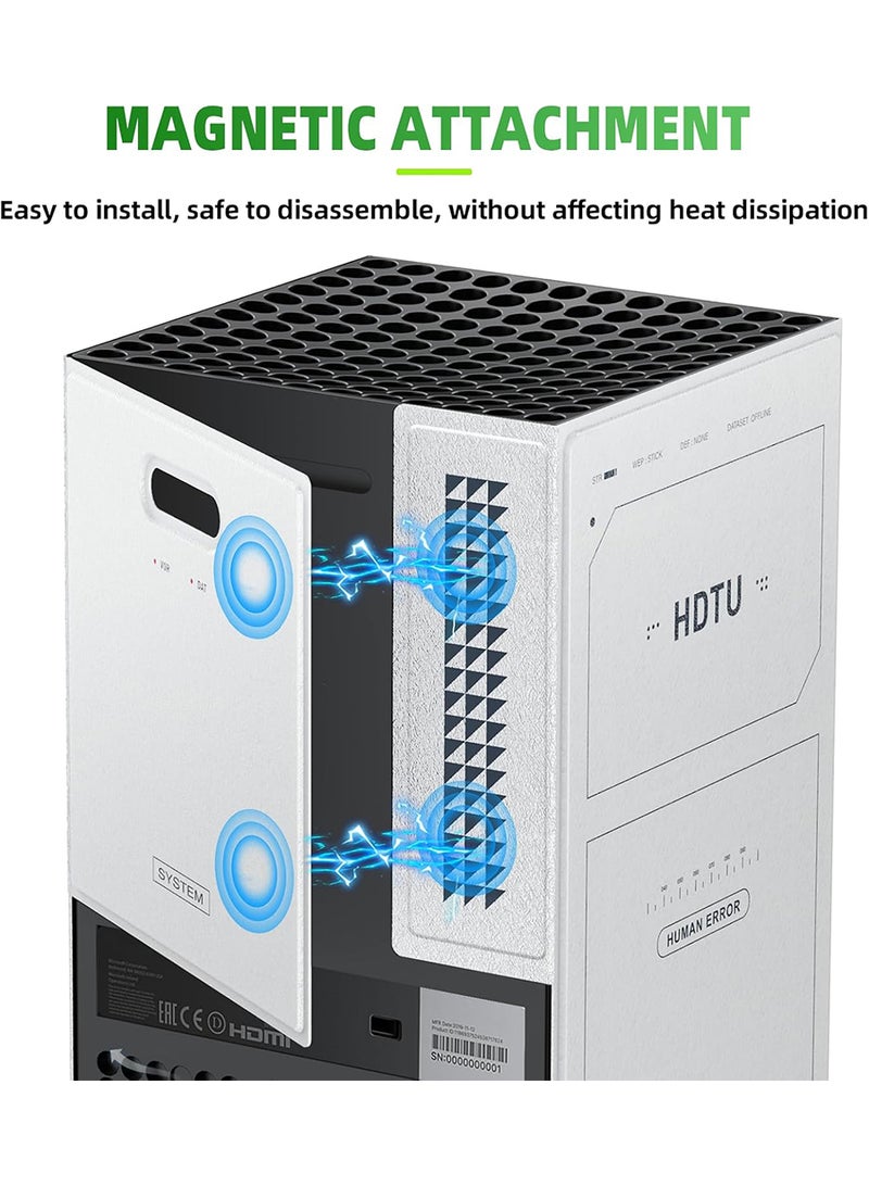 general Magnetic Smart Wraps for Xbox Series X Console, Full Protection Protective Cover Case for Xbox Series X Accessories with Premium PU Leather and Soft Inner Lining - Image 3