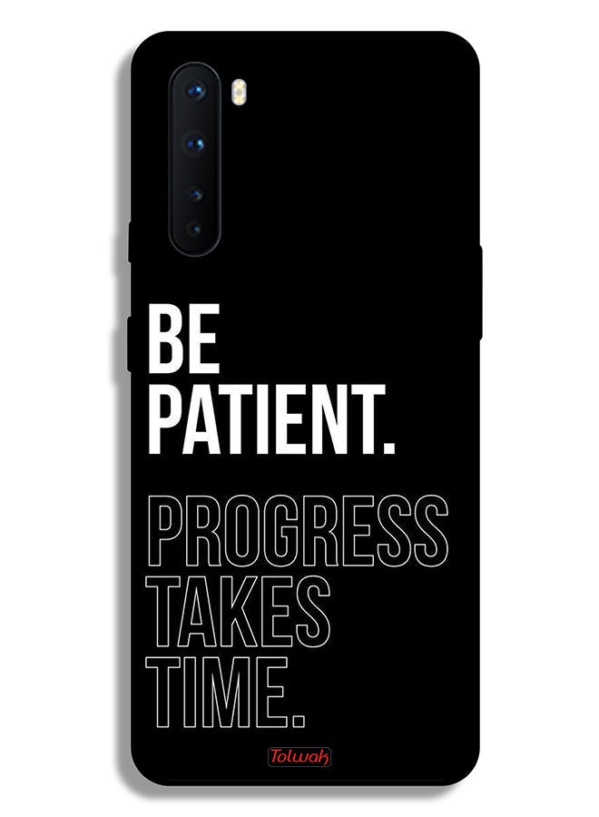 Tolwak OnePlus Nord Protective Case Cover Be Patient Progress Takes Time - Image 2