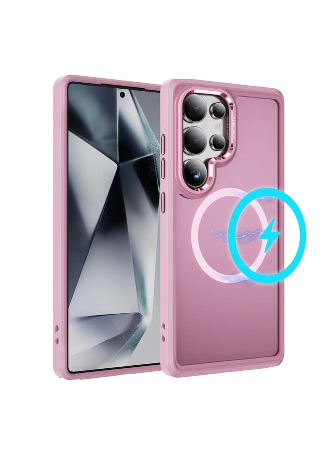 اس-توب جراب لهاتف Samsung Galaxy S25 Ultra 5G مع حماية عدسة الأجهزة MagSafe المغناطيسية PC الهجينة TPU - Image 1