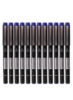 Al Khatat 12-Piece Calligraphy Pen 2mm Tip Blue Ink  - Image 1