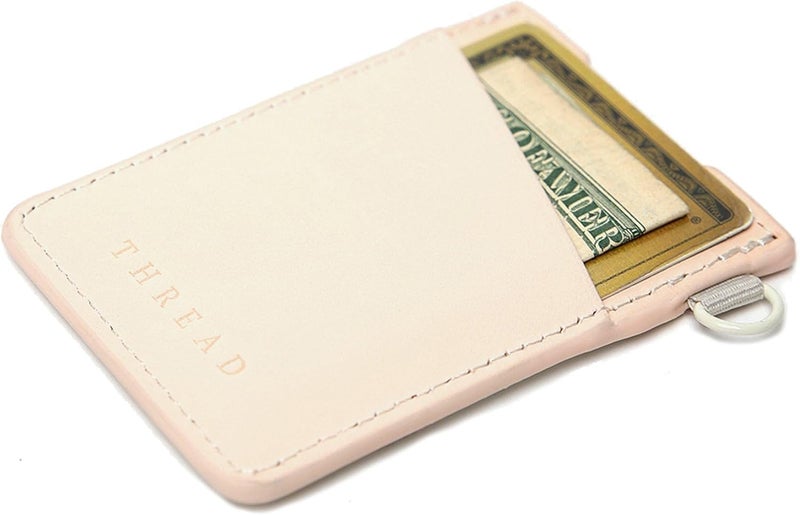 Thread Wallets محفظة بطاقة حامل بطاقات فائقة النحافة (أبيض فاتح) - Image 3