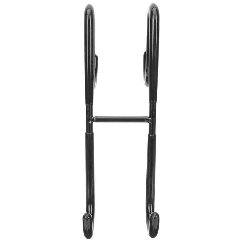 Black Extended S Hooks 18cm Stainless Steel Door Hanging Towel Rack - Image 1