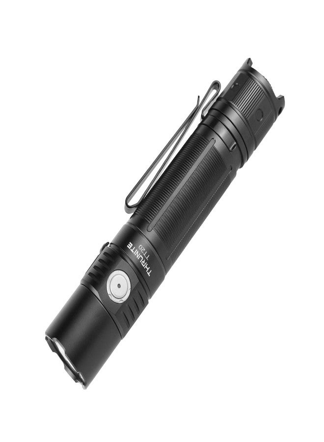 ThruNite TT20 Tactical Dual Switch LED Flashlight, High 2010 Lumens, Long 305 Meters Beam Distance, USB-C Rechargeable Flashlight Compact for Hunting, Hiking - Black CW - Image 1