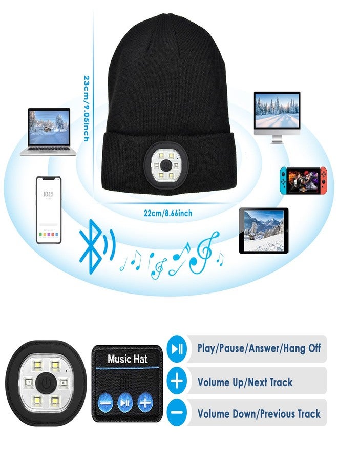 Lenski Gifts for Men, Bluetooth Beanie Hat Mens Gifts, Birthday Gifts for Men Him, Camping Hiking Accessories Cool Gadgets Black - Image 5