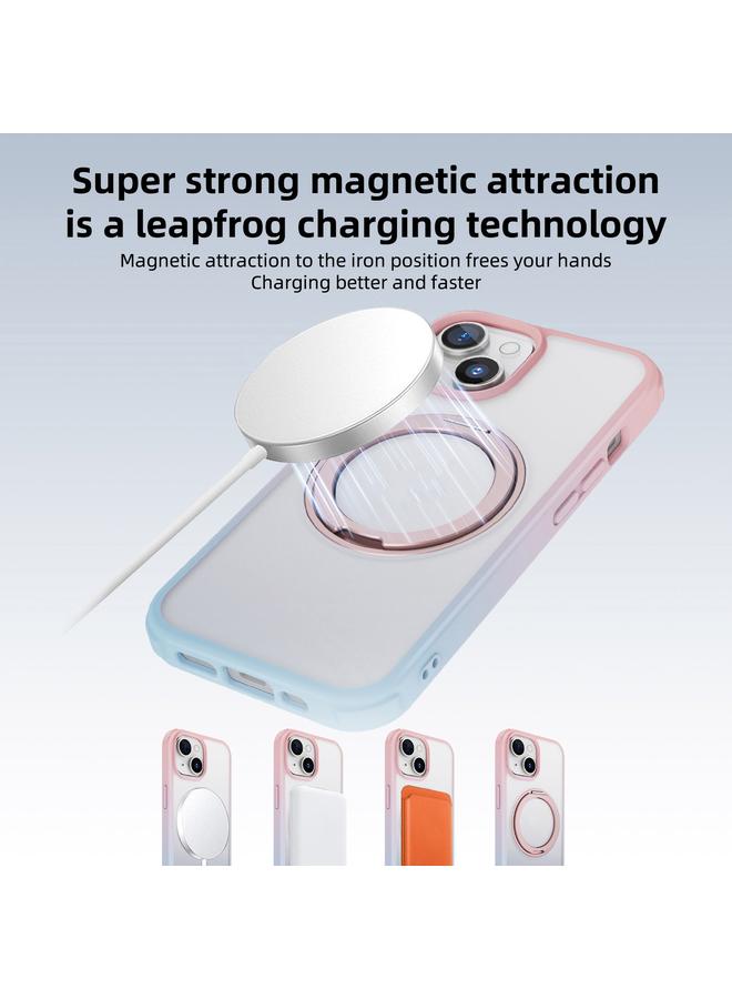 زبون جراب لهاتف iPhone 13 Pro Max مع حامل MagSafe من البولي كربونات والبولي يوريثين الحراري الهجين - Image 3