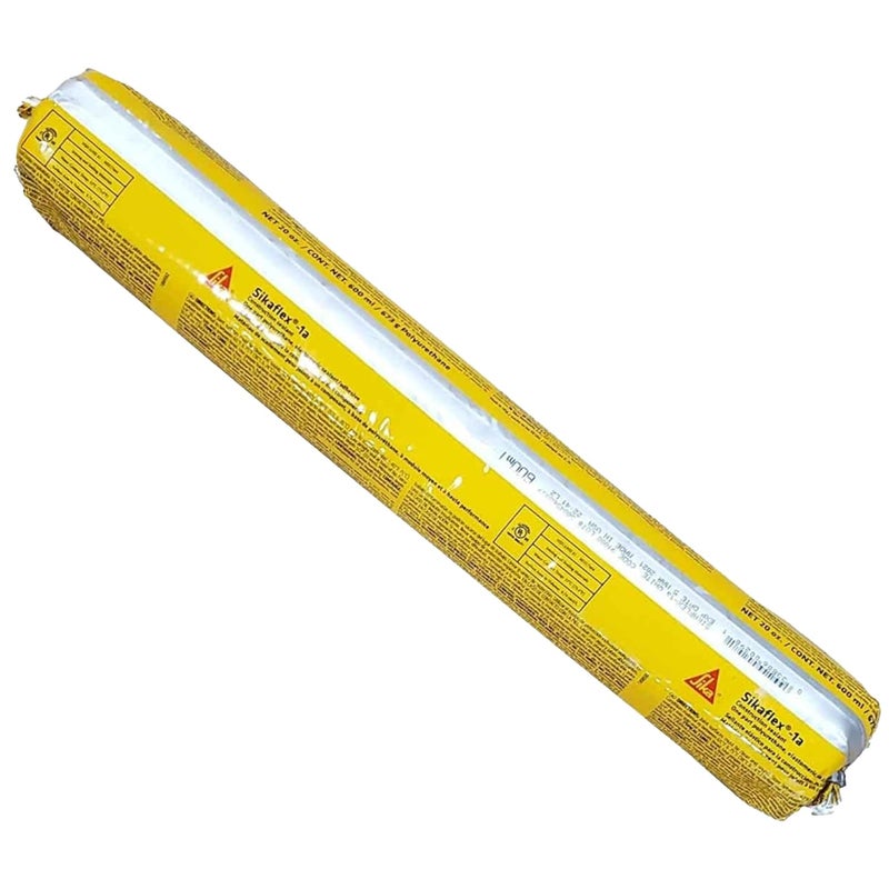 SIKA سيكافليكس 1أ 20 أونصة سجق، أبيض، 1 وحدة، مكون واحد، مرن، غير متدلي، مادة لاصقة للبناء والخرسانة لفتحات العمودية والأفقية - Image 1