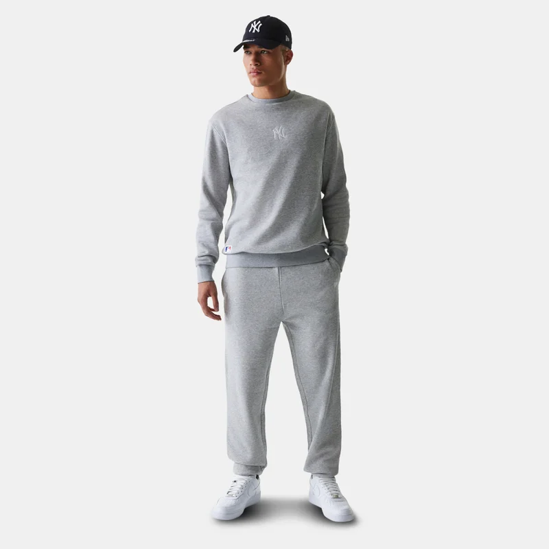 New Era Grey Men's MLB New York Yankees League Essential Joggers for Men | Best Price UAE