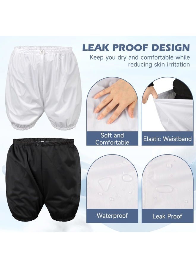 ZINGTERRA 2Pack Adult Diaper Cover for Incontinence Adjustable Waist,Unisex Leak-Protection Pants Over Diapers Waterproof,Washable Adult Incontinence Briefs,Reusable Underwear for Men Women Supplies - Image 2