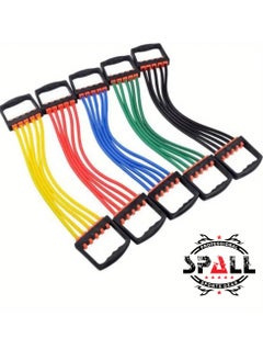 Spall Chest Expander For Chest, Arm Legs Shoulder Back Muscles Training, Chest Exerciser For Men With 5 Springs, Pulling Chest Expander, Push Ups Full Body Home Gym Workout Band  - Image 1
