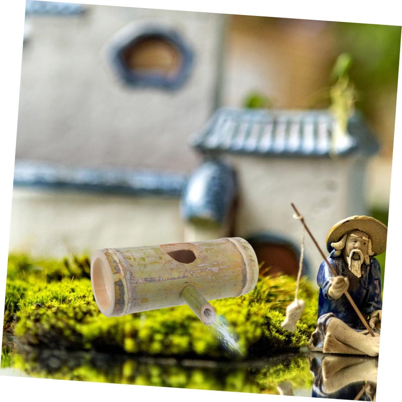 Handcrafted Water Fountain Aquarium Ornament For Garden Patio And Fish Tank Decor - Image 3