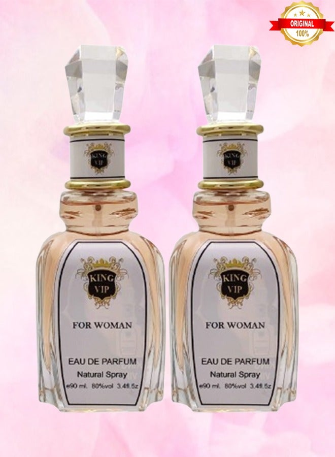 كينج 2 قطع عطر كينج في اي بي للنساء 100 مل - Image 1
