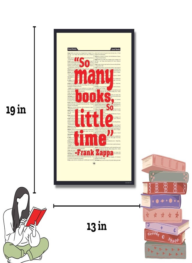 EKDALI Book Lovers Poster- Poster to put in study room - Ideal gift for book lovers - Bookish gifts - Poster size 13 X 19 inches - Image 3