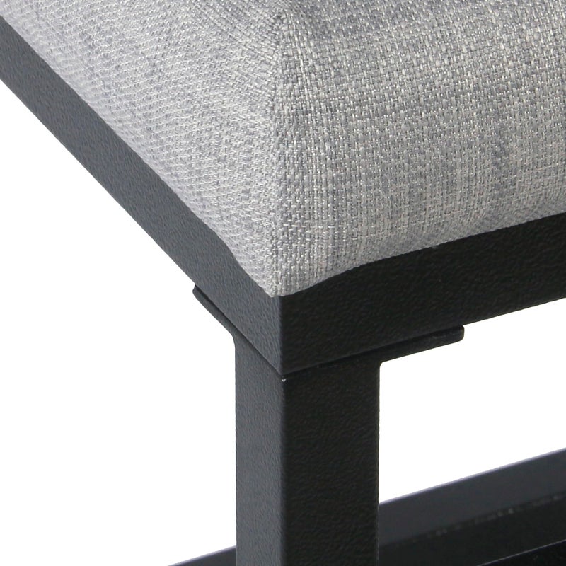 Spatial Order Home Decor | Modern 24-Inch Counter Stool | Backless Metal Frame Bar Stools Counter Height | Decorative Home Furniture, Natural - Image 3