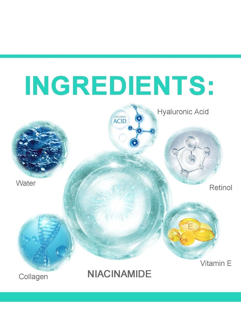 سوماكس كريم الوجه الريتينول المضاد للشيخوخة ، مرطب بالكولاجين وحمض الهيالورونيك وفيتامين E - شد وترطيب وتنعيم الخطوط الدقيقة - كريم النهار والليل للنساء والرجال ، 1.7 أونصة - Image 4