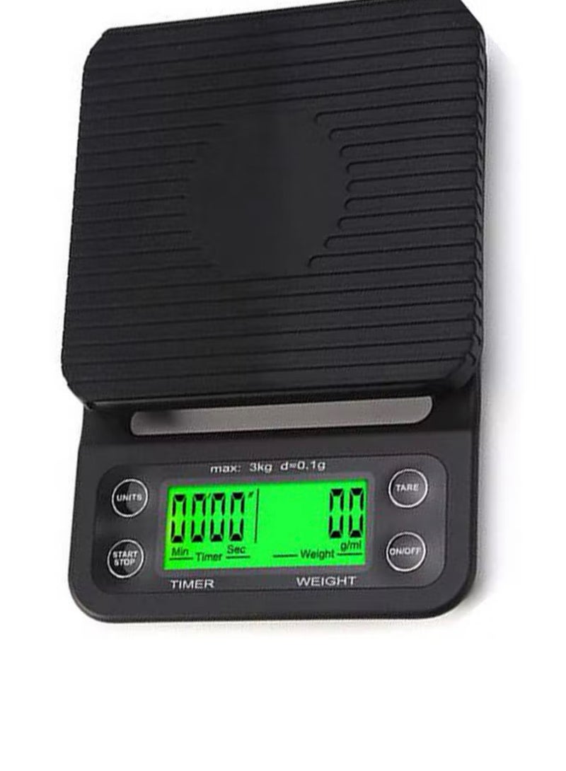 LCD Display Coffee Drip Scale Black - Image 4