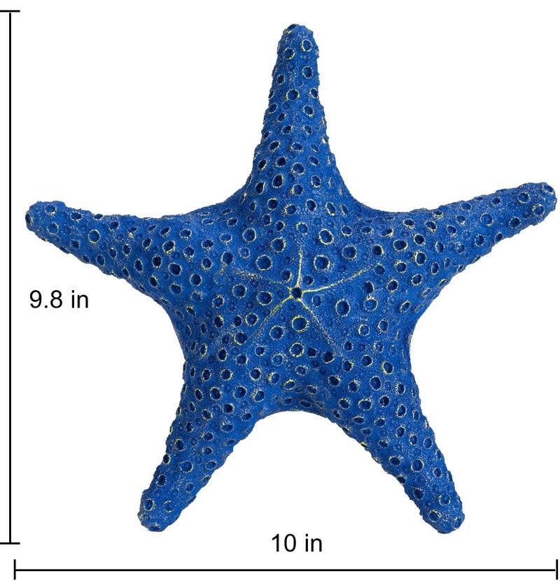 VVGIFTS Blue Ocean Beach Decoration Starfish Resin Wall Hanging Decoration (RoyalBlue) - Image 3