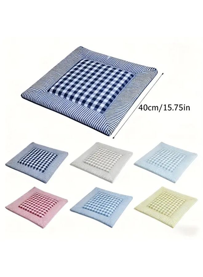 Coffee Dining Chair Cushions Plaid Stool Pads Nonslip Seat Covers For Home Office Kitchen - Image 3