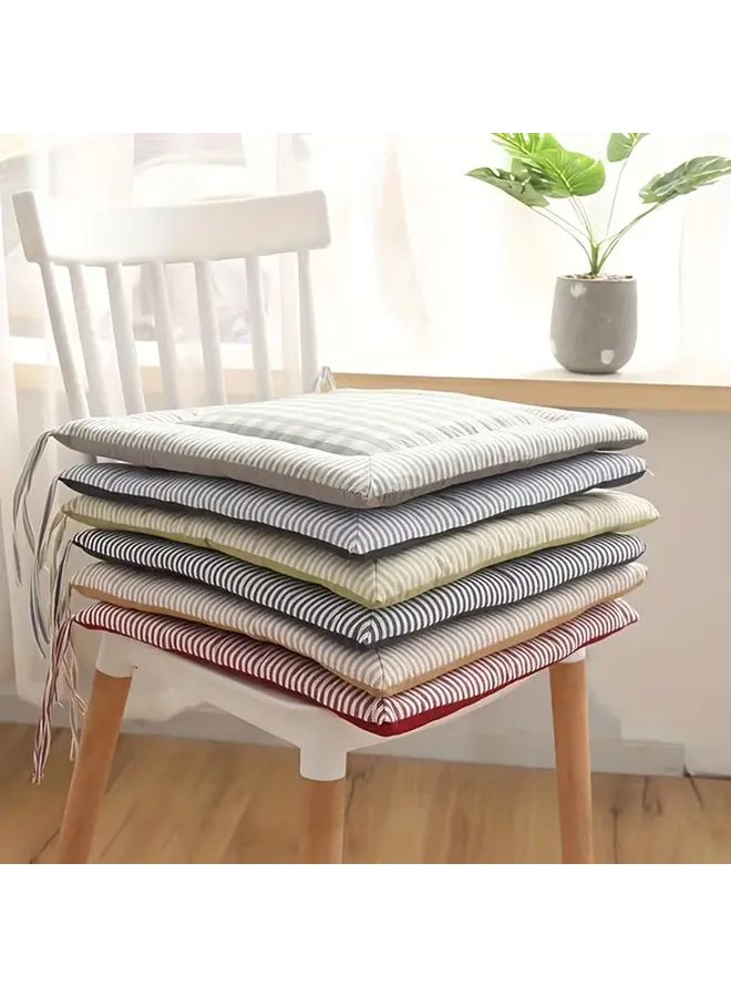 Coffee Dining Chair Cushions Plaid Stool Pads Nonslip Seat Covers For Home Office Kitchen - Image 4