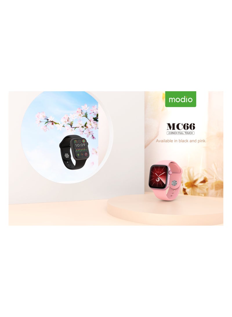 Modio MC66 Smart Watch With Full Display, Smart Split Screen & Long Battery Life, Support Calling, Full Screen, Heart Rate, Step Count, Sleep Alert - Image 4