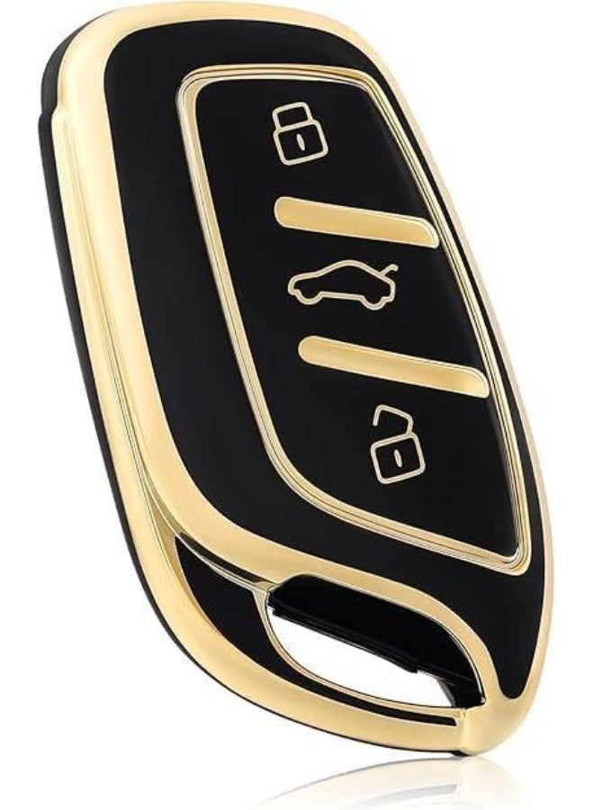 UShop Heat Resistant Polyurethane Car Key Protective Cover ✔ For MG MG4 MG5 MG6 MG ZS EV HS EHS ZX GT Roewe RX3 RX8 ERX5 RX5 I6 I5 - Image 1