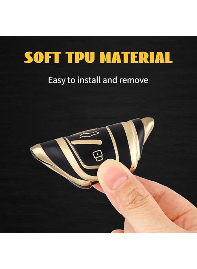 UShop Heat Resistant Polyurethane Car Key Protective Cover ✔ For MG MG4 MG5 MG6 MG ZS EV HS EHS ZX GT Roewe RX3 RX8 ERX5 RX5 I6 I5 - Image 3