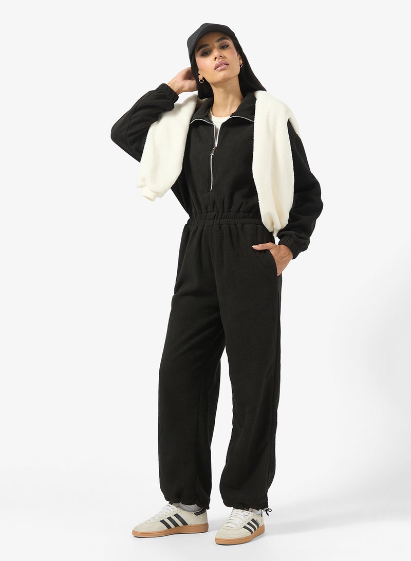 جينجر بدلة نوم بغطاء رأس وسحاب من الصوف - Image 4