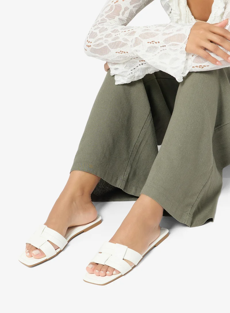 RAID  Casual Flat Slide Sandals for Women | Best Price UAE