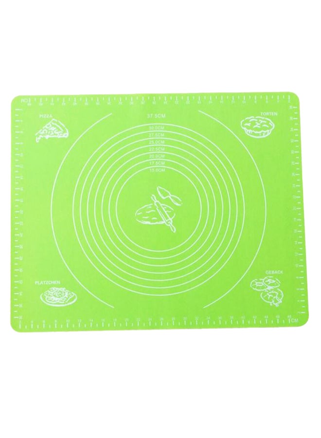 Non-Stick Scale Rolling Mat Green 50 x 40centimeter