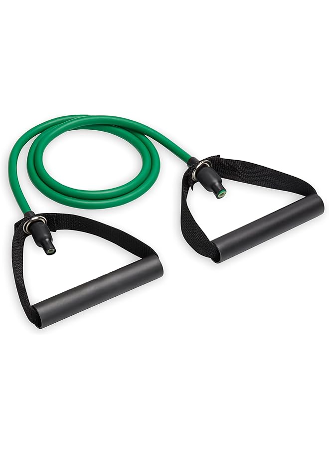 Resistance Bands with Handles, Single Resistance Exercise Band, Ideal for Physical Therapy, Home Workouts, Fitness, Pilates, Strength Training, Muscle Toning