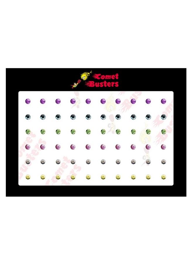 Comet Busters Beautiful Multicolor Stone Bindi (2 Mm) (Bin1010) - Image 4