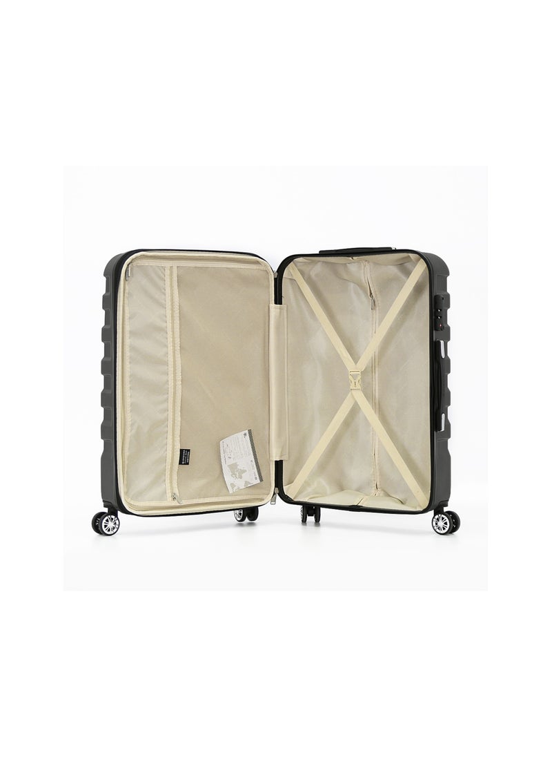 GIORDANO Giordano Hardshell 28-Inch Checked Luggage,Grey  - Image 2