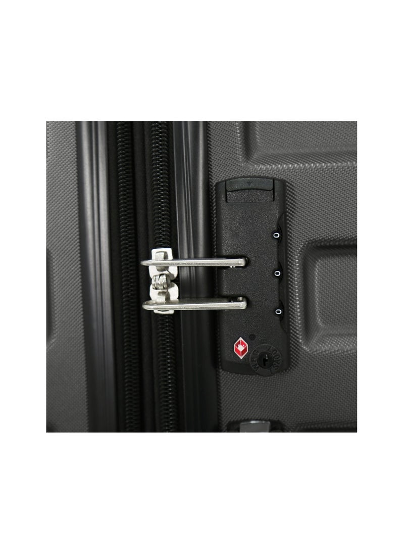 GIORDANO Giordano Hardshell 28-Inch Checked Luggage,Grey  - Image 4