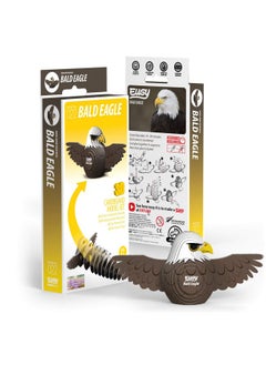EUGY Eugy Bald Eagle 3D Puzzle, 22 Piece Eco-Friendly Educational Toy Puzzles for Boys, Girls & Kids Ages 6+  - Image 2