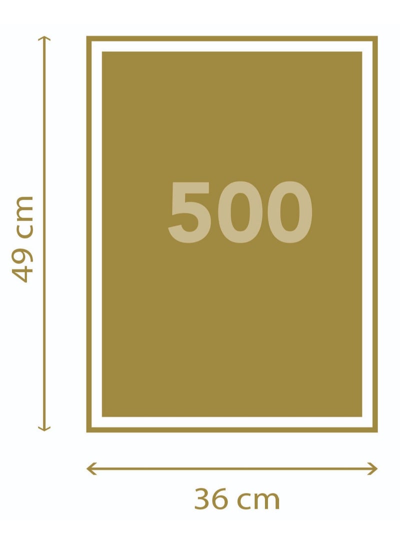 Clementoni Puzzle HQC Jaguar in the Jungle 500 Pieces | Jigsaw Puzzle | Children's Puzzle | Kids & Adults Puzzle | Preschool Learning Toys | Develops Problem Solving Skills | Stress Reliever Toy | Made in Italy - Image 5