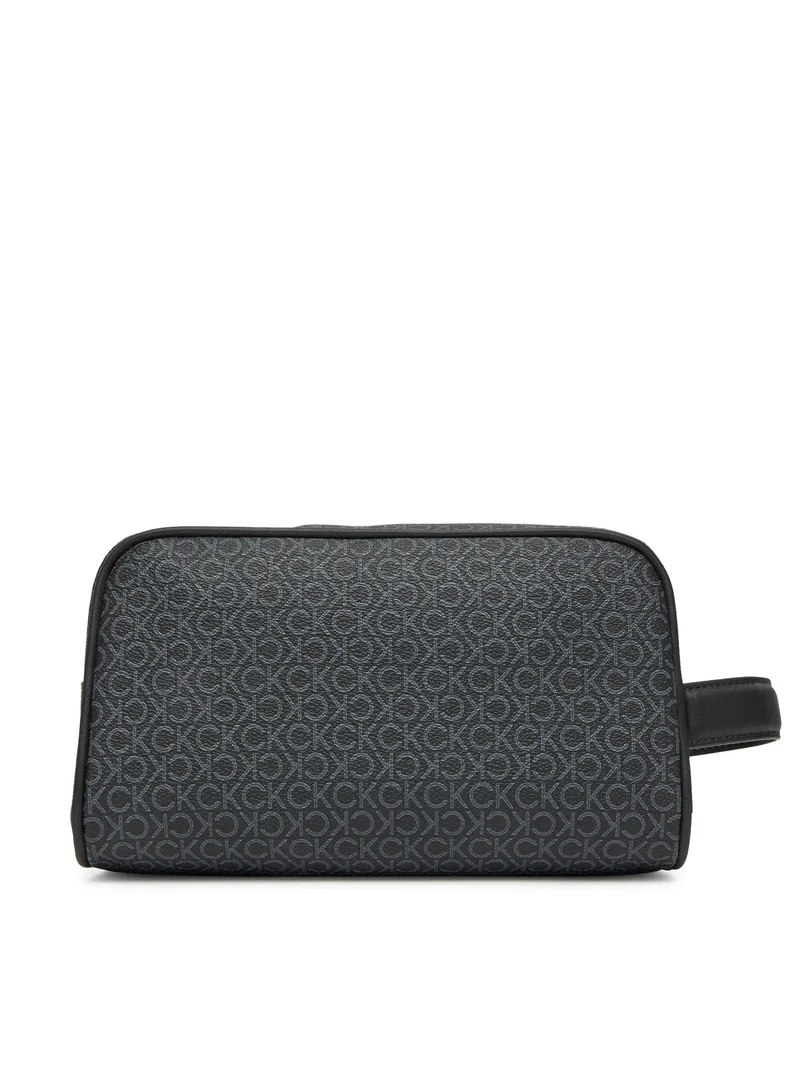 CALVIN KLEIN Logo Zip through Toiletry Bag
