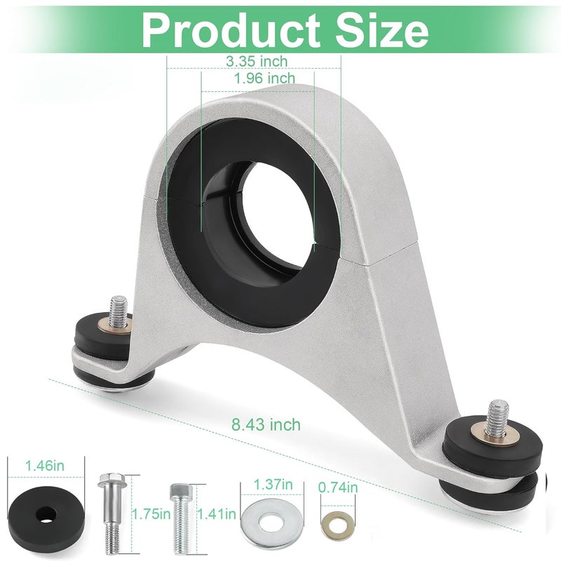 Camotokiit Driveshaft Center Bearing Support Silver Carrier Upgrade for 2005-2014 Dodge Charger/Challenger/Magnum/Chrysler 300 - Image 5