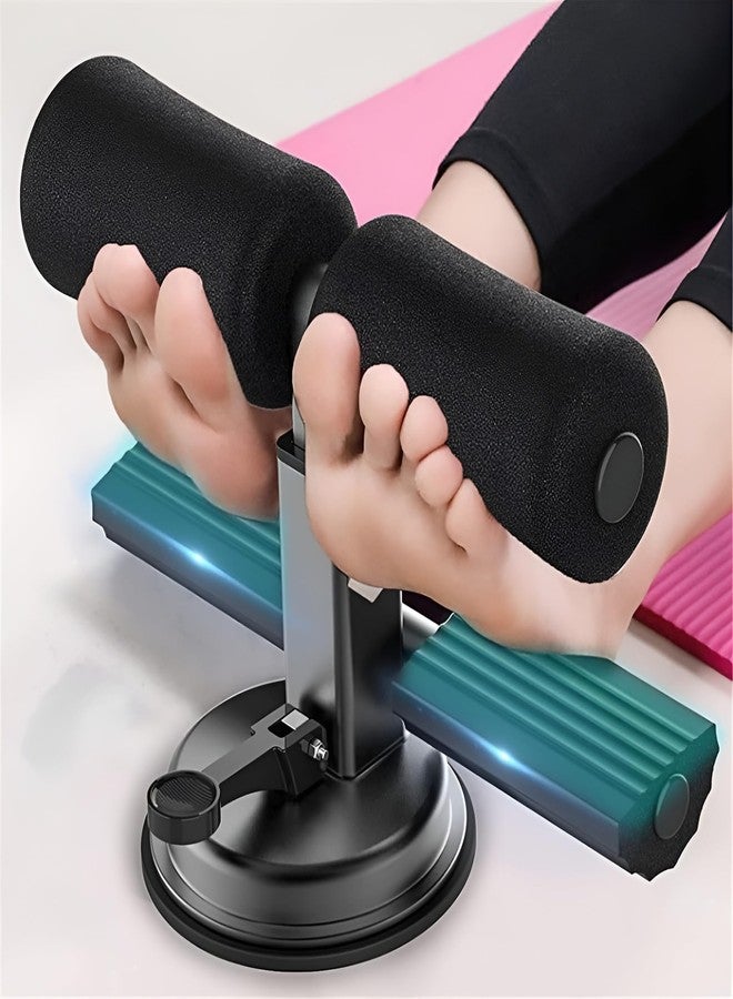 AARUX Double Sit-up Stand Bar Workout Assistant Home Gym Office Leg Support Fitness Workout Equipment for Women Men Portable Abdominal Chest and arm Muscles Training Exercise Push Up Sit Up Stand - Image 1