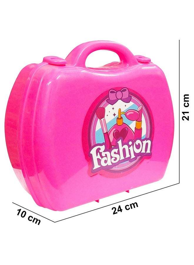vGRASSP VGRASSP Makeup Roleplay Kit Toy for Girls - Pretend Play Beauty Fashion Cosmetic Accessories Suitcase (Fashion Suitcase)  - Image 3